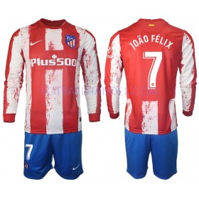 Barn Fotballdrakter Atlético Madrid Joao Felix 7 Hjemme 2021-22 Langermet